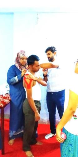 Kinesio & Rigid taping Workshop By Dr.Hassan Manzer.