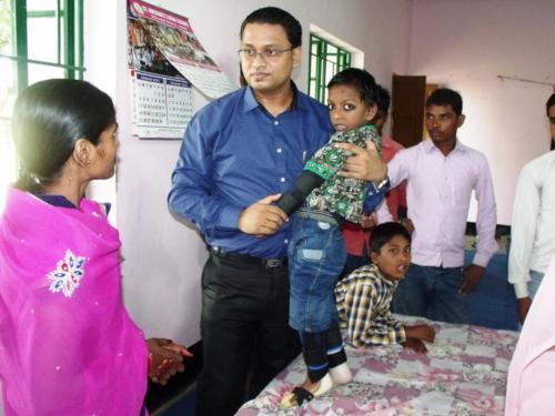 Bihar Disabilty aids distribution camp
